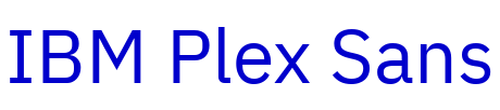 IBM Plex Sans шрифт